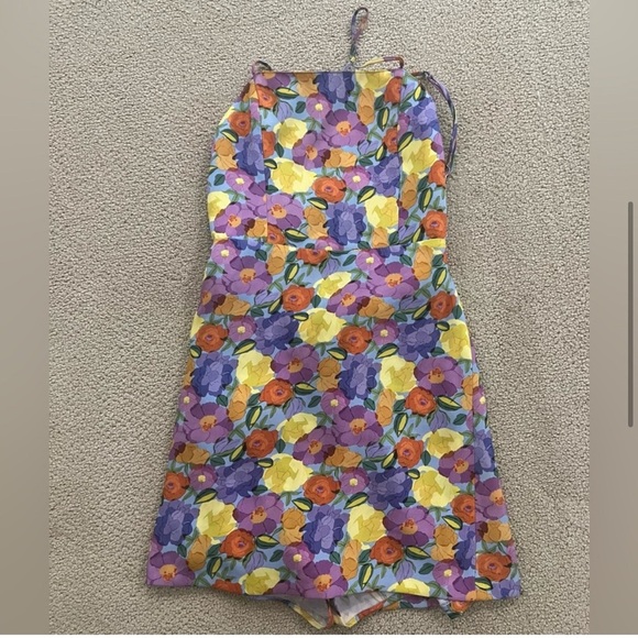 Zara Floral Print Dress/Romper - Picture 3 of 6